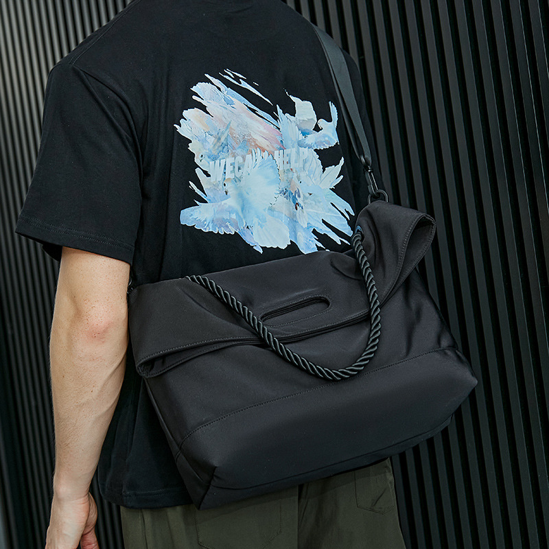 Sack Race Bag - Fashion Men's Crossbody Bag Large-capacity Tote