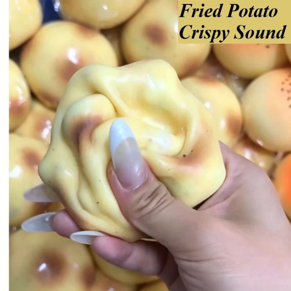 Party Games Spy - Fried Potato Shaped Squishy Toy Crispy