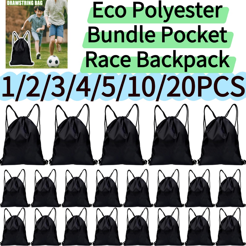 Sack Race Bag - 1-20PCS Bundle Pocket Race Backpack Portable