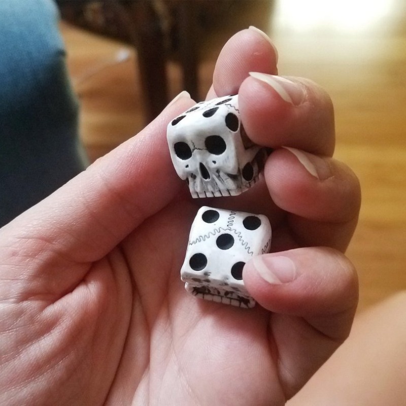 5/10pcs Skeleton Dice Magic Sc - Party Games No Props review and price