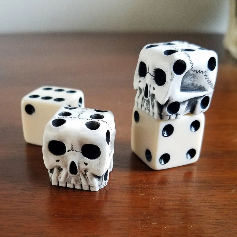 5/10pcs Skeleton Dice Magic Sc - Party Games No Props review and price
