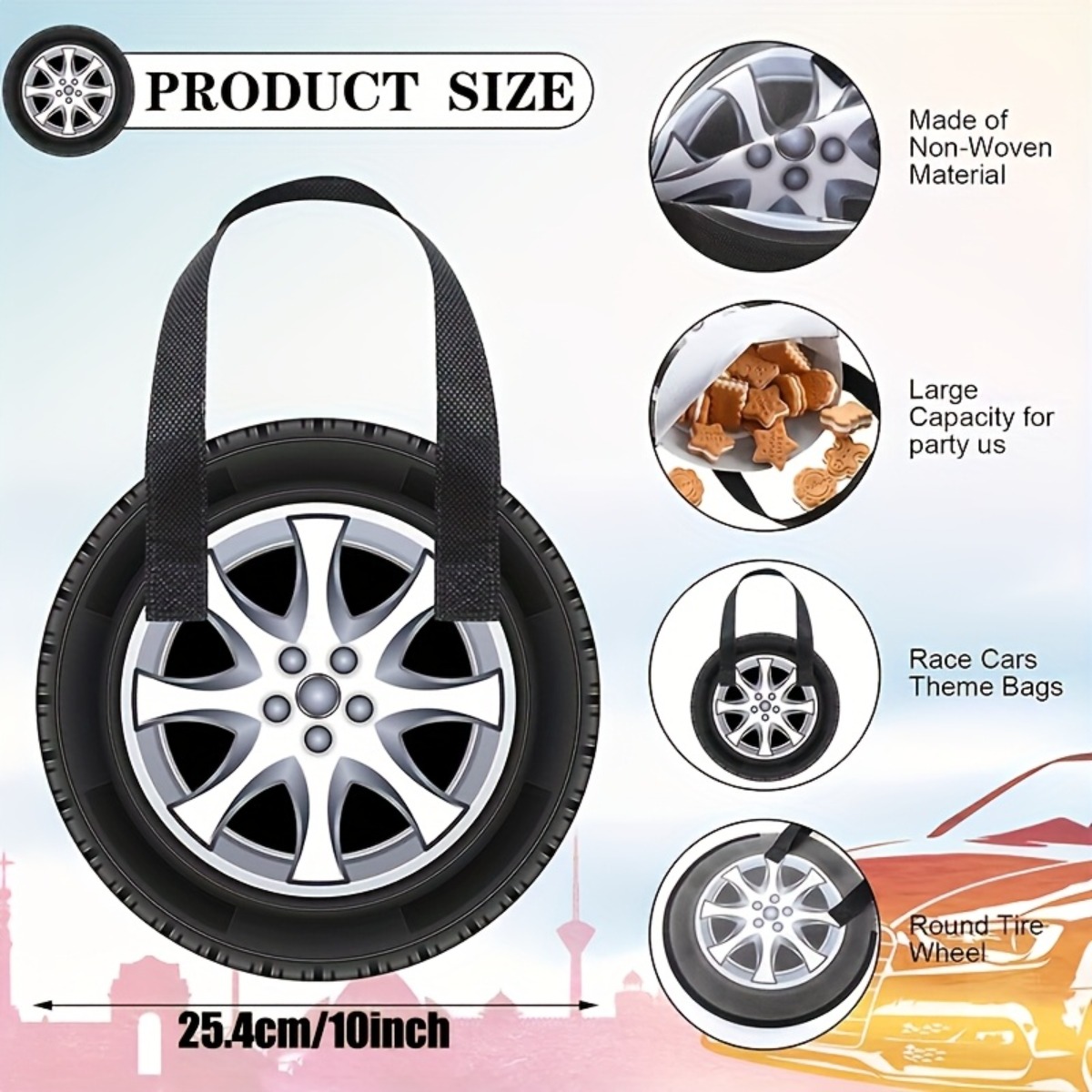 10pcs Durable Non-Woven Car-Sh - Sack Race Bag review and price