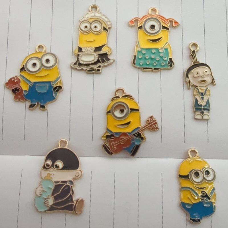 10pcs alloy drip oil cartoon p - Party Games Spy review and price
