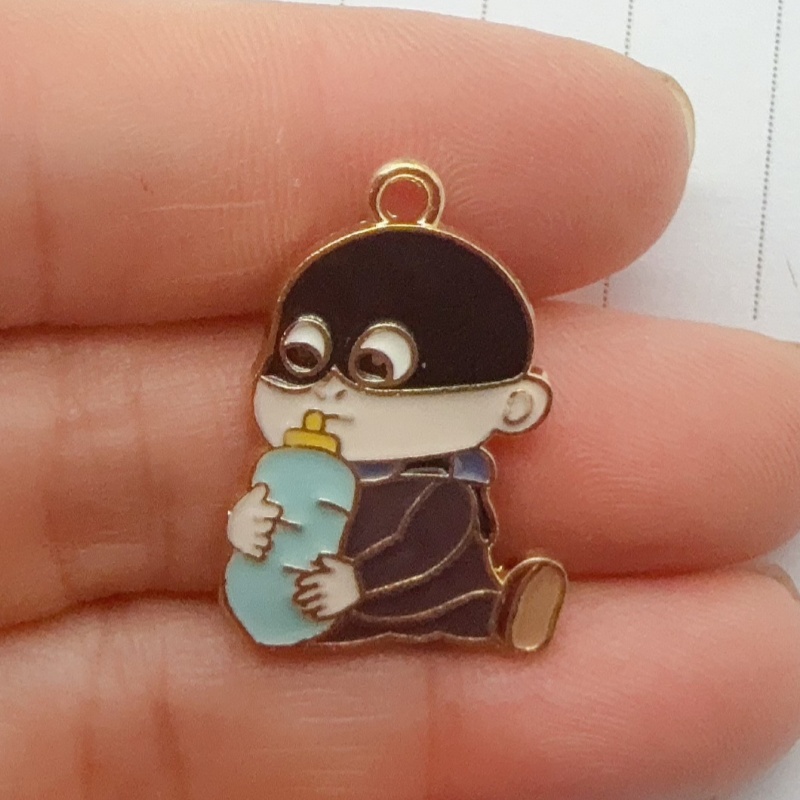 10pcs alloy drip oil cartoon p - Party Games Spy review and price