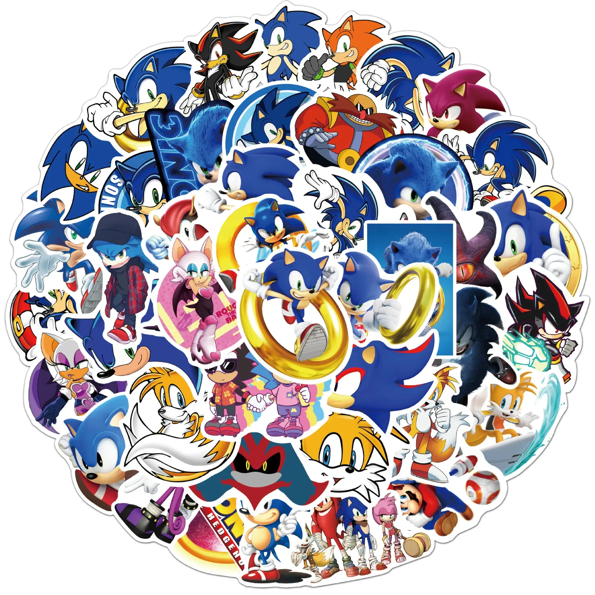 50Pcs  Flash Anime Stickers Gr - Party Games Phone review and price