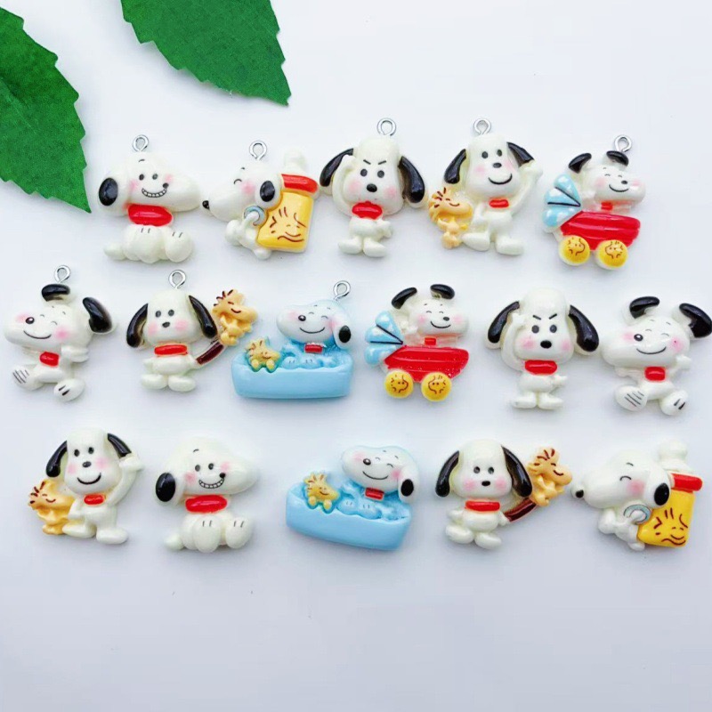 12pcs resin cartoon dog pendan - Party Games Spy review and price
