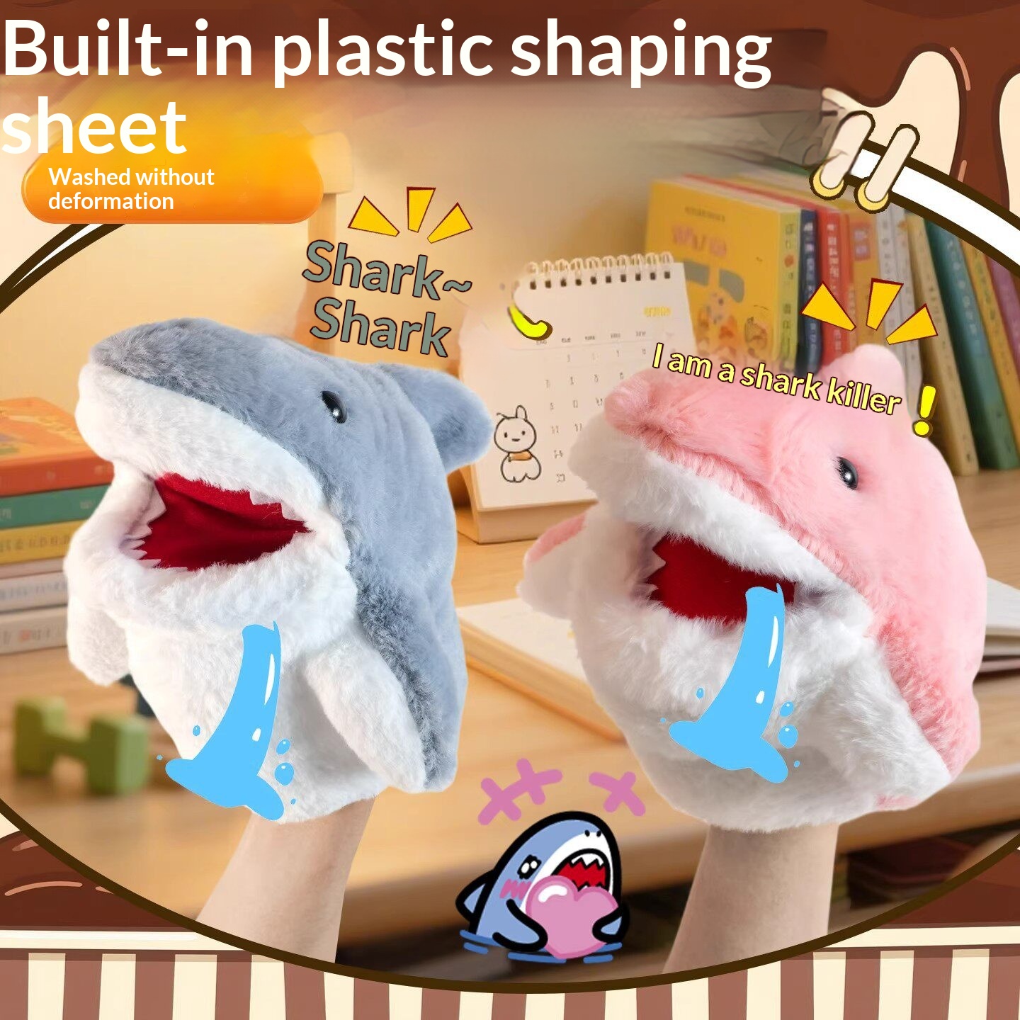 Shark Hand Puppet Plush Shark  - Party Games Children review and price