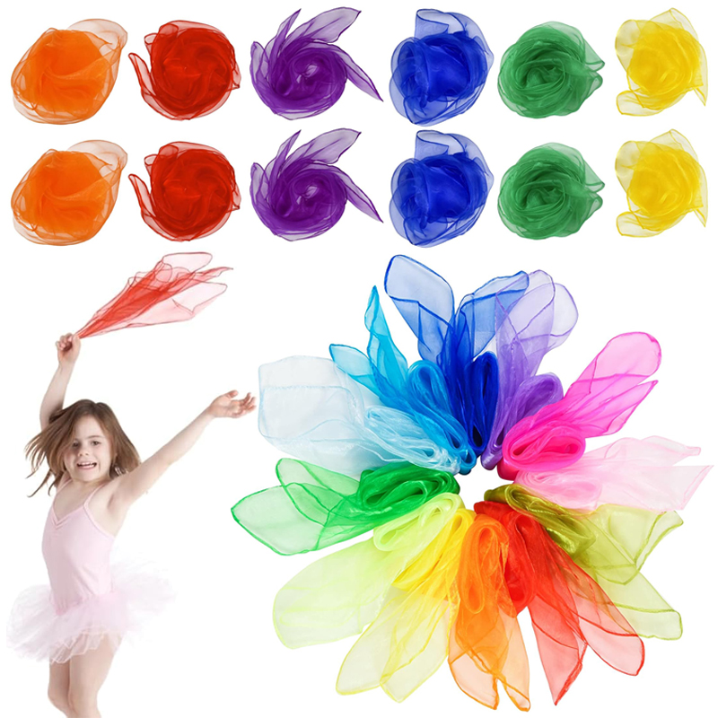 Six Color Silk Scarf Party Fav - Party Games No Props review and price